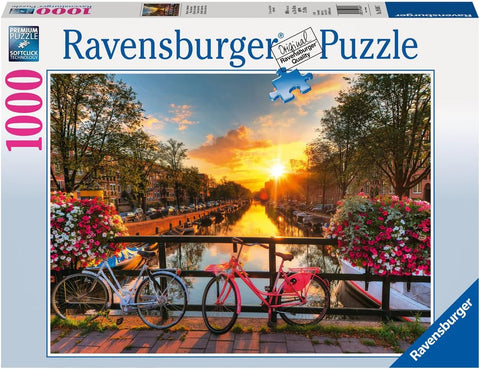 Bicycles in Amsterdam Puzzle, 1000 Pieces