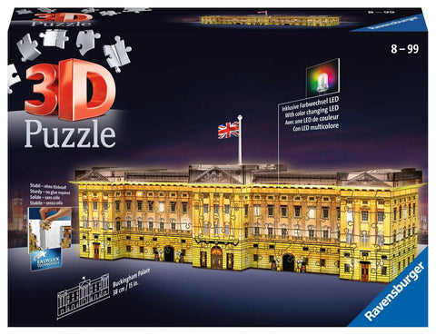 Buckingham Palace Night Edition 3D Puzzle, 216 Pieces