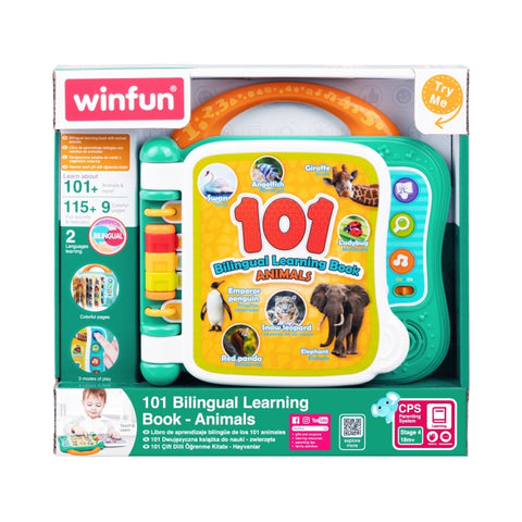 Winfun 101 Bilingual Learning Book Animals