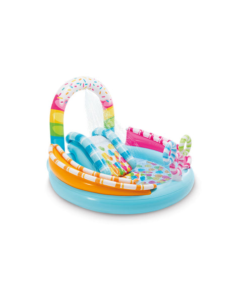 Candy Fun Inflatable Play Center With Slide 170x168x122cm