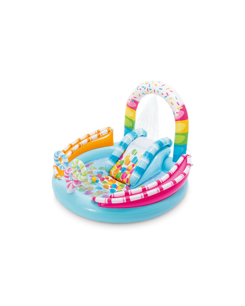 Candy Fun Inflatable Play Center With Slide 170x168x122cm