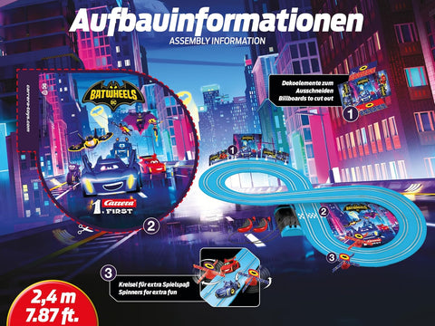 Carrera First Batwheels Ready to Roll Race Track