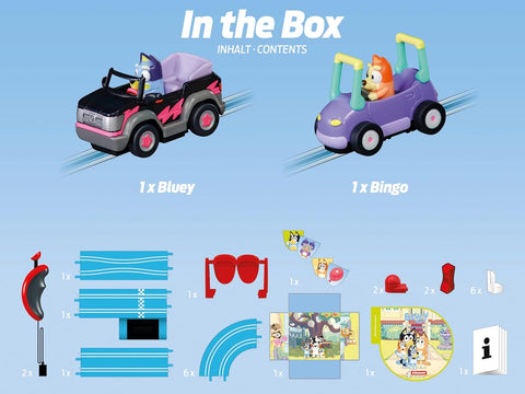 Carrera First Bluey & Bingo Let's Go Race Track