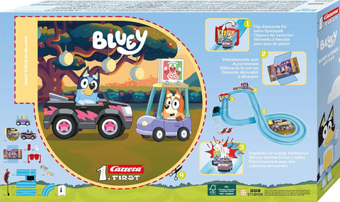 Carrera First Bluey & Bingo Let's Go Race Track