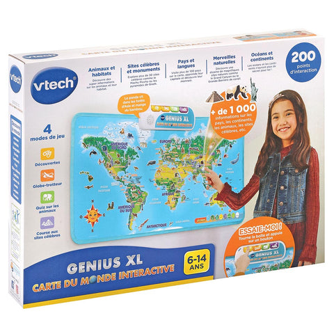 Genius XL Carte Du Monde Interactive