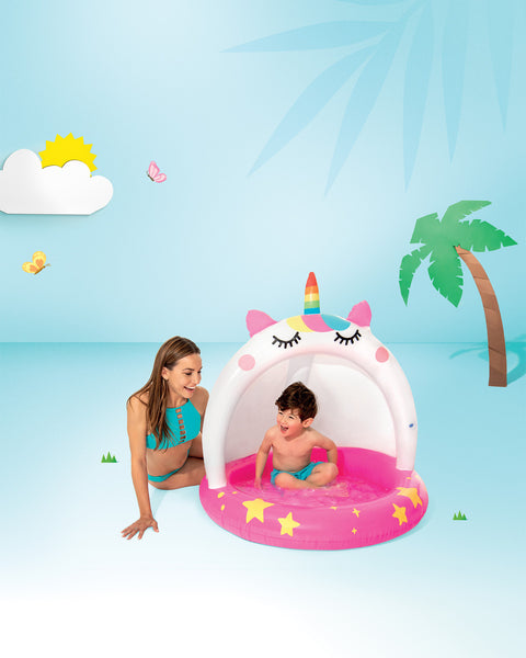 Caticorn Inflatable Kiddie Pool 102x102cm