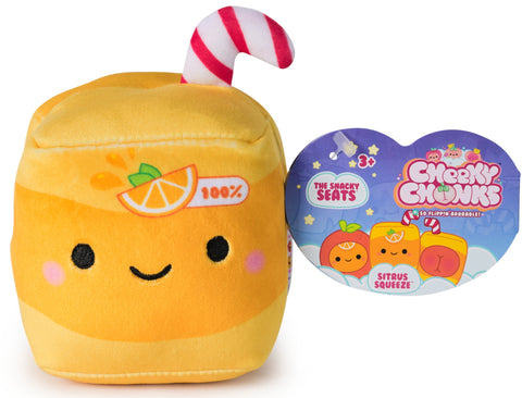 Cheeky Chonks Bootylicious Sitrus Squeeze Reversible Plush 11.5cm