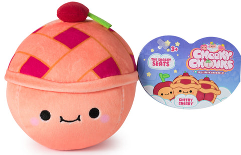 Cheeky Chonks Bootylicious Cheeky Cherry Reversible Plush 11.5cm