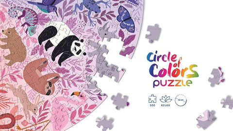 Circle of Colors Animals Puzzle, 500 Pieces