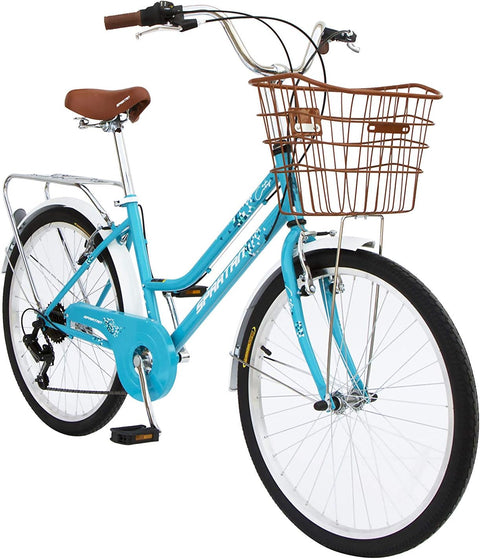 City Bike Teal Bicycle 24 inch