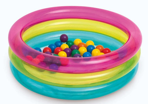 Classic 3-Ring Baby Inflatable Ball Pit