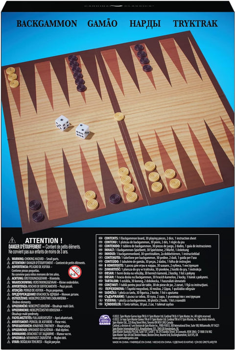 Classics Backgammon Board Game