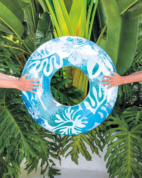 Clear Tropical Color Inflatable Pool Swim Tubes, 91cm