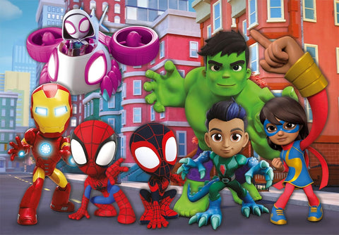Clementoni SuperColor Marvel Spidey And His Amazing Friends Maxi Puzzle 24 Pieces