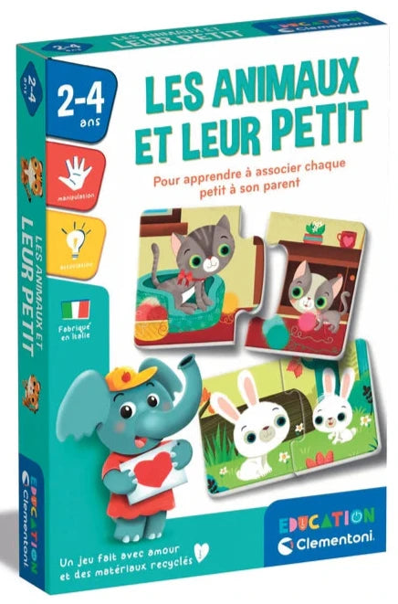 Clementoni Education, Les Animaux et Leur Petit