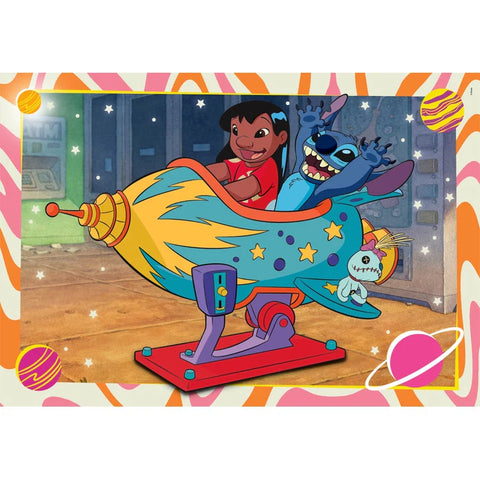 Clementoni SuperColor Disney Stitch Puzzle 2x60cm