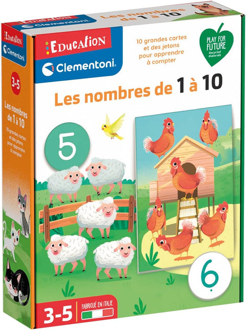 Clementoni Éducation Les nombres de 1 à 10