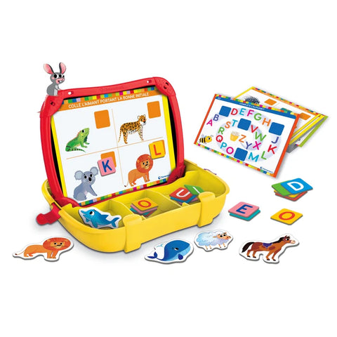 Clementoni Éducation Mallette Magnétique Alphabet et Animaux