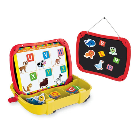 Clementoni Éducation Mallette Magnétique Alphabet et Animaux
