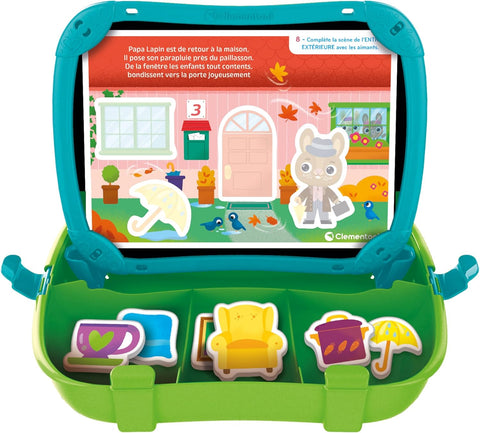 Clementoni Éducation Mallette magnétique Maison Et Objets