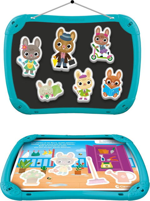 Clementoni Éducation Mallette magnétique Maison Et Objets