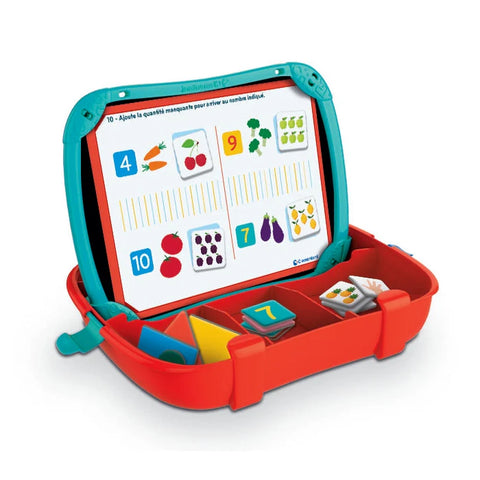 Clementoni Éducation Mallette Magnétique Nombres et formes