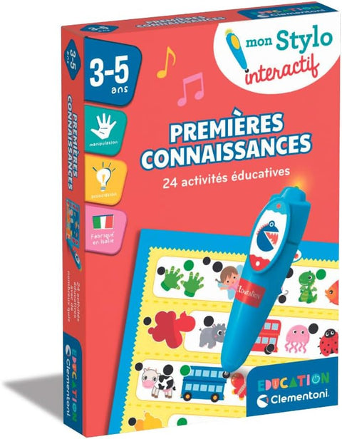 Clementoni Éducation Mon Stylo Interactif Premières Connaissances