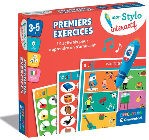 Clementoni Éducation Mon stylo Interactif Premiers Exercices