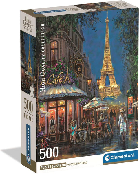 Clementoni HQC Night At The Eiffel Café Puzzle 500 Pieces