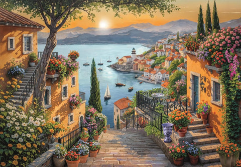 Clementoni HQC Steps To The Harbor Puzzle 1500 Pieces