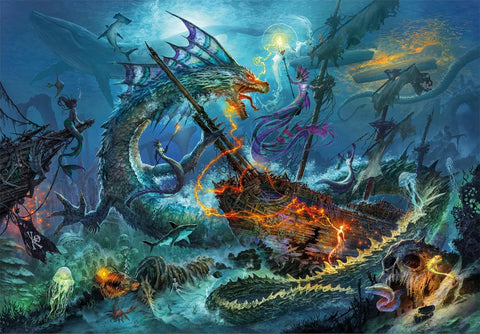 Clementoni HQC The Underwater Battle Puzzle 3000 Pieces