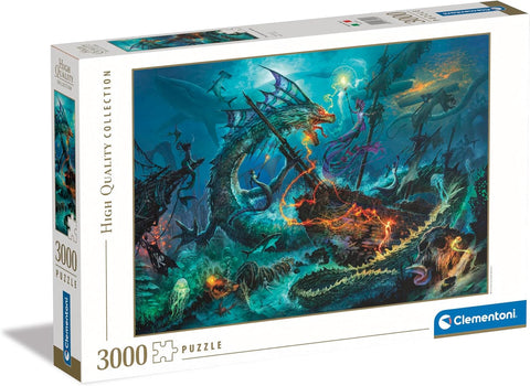 Clementoni HQC The Underwater Battle Puzzle 3000 Pieces
