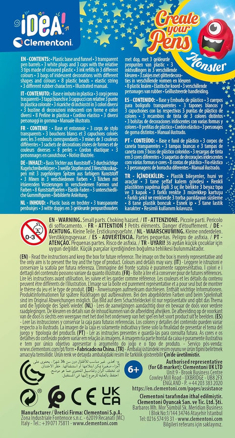 Clementoni Idea Create Your Pens Monster