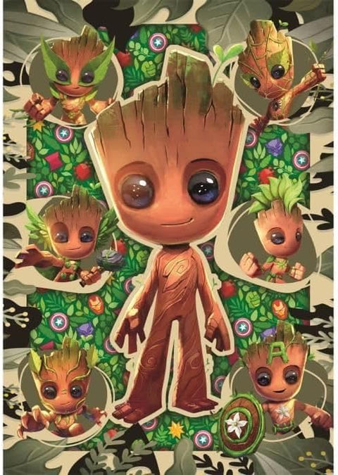 Clementoni SuperColor Marvel Groot Puzzle 104 Pieces