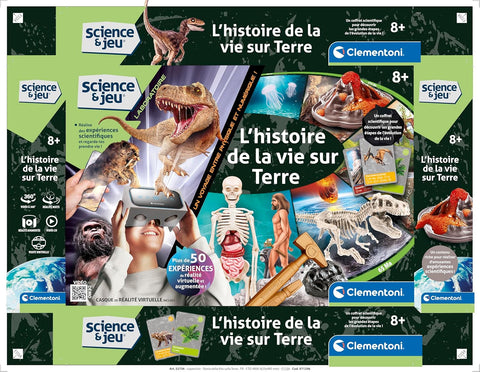 Clementoni Science & Jeu L'histoire de la vie sur Terre Réalité Virtuelle
