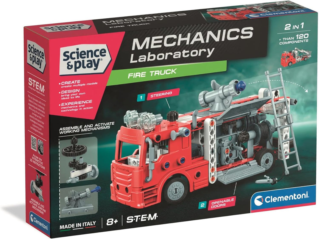 Clementoni Science & Play Mechanics Laboratory Fire Truck – PlayBox