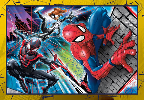 Clementoni Spider-Man 4 In 1 Supercolor Puzzle