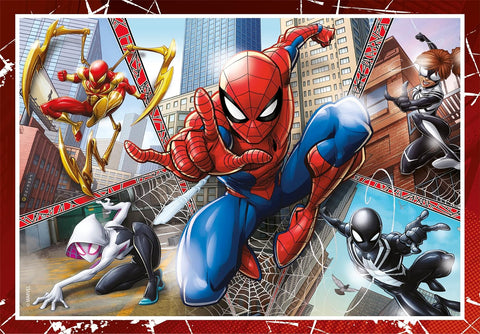 Clementoni Spider-Man 4 In 1 Supercolor Puzzle