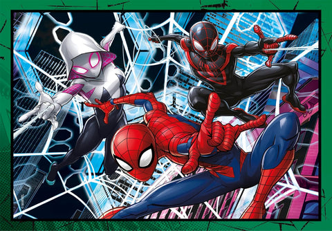 Clementoni Spider-Man 4 In 1 Supercolor Puzzle