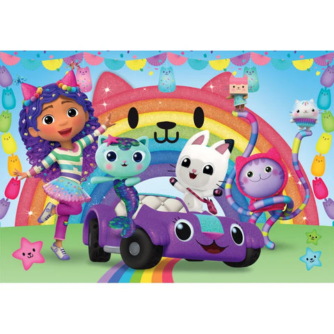 Clementoni SuperColor Gabby's Dollhouse Puzzle 2x60 Pieces