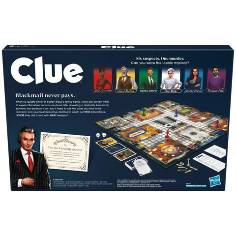 Clue The Classic Mystery Game, English