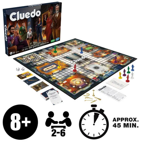 Cluedo Le Jeu Des Grands Détectives, French