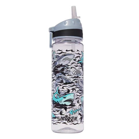 Smiggle Shark Wild Side Drink Up Plastic Bottle 650ml