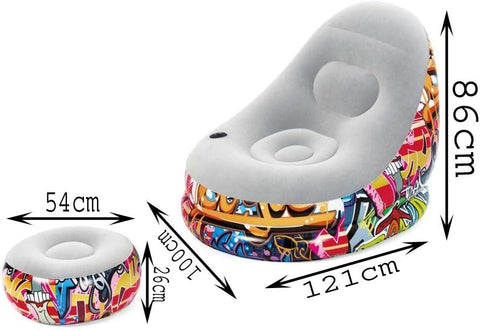 Comfort Cruiser™ Graffiti Lounger 121x100x86cm