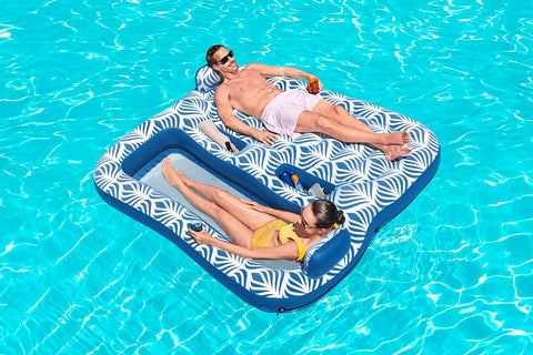 Comfort Plush™ 2-Person Double Pool Lounge Float 204x188cm