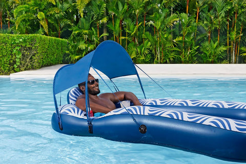 Comfort Plush™ Shaded Pool Lounge Float 198x112cm