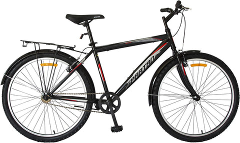 Commuter Steel Black Bicycle 24 Inch