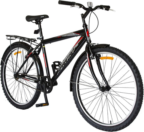 Commuter Steel Black Bicycle 24 Inch