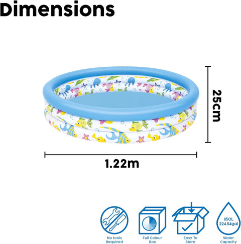 Coral Reef Crew™ Play Pool 122x25cm