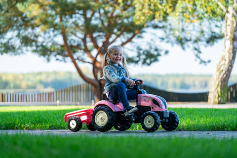 Country Star Tractor Pink With Trailer